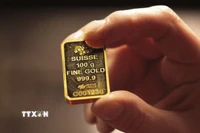 Vàng miếng. (Ảnh: AFP/TTXVN)