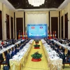 Kỳ họp lần thứ 48 Ủy ban liên Chính phủ về hợp tác song phương Việt Nam-Lào. (Ảnh: Dương Giang/TTXVN)