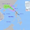 Hình ảnh vị trí và đường đi của bão số 8. (Nguồn: Trung tâm Dự báo Khí tượng Thủy văn Quốc gia)