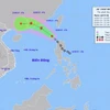 Vị trí và đường đi của áp thấp nhiệt đới lúc 7h sáng 18/9/2025. (Nguồn: Trung tâm Dự báo Khí tượng Thủy văn Trung ương)