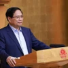 Thủ tướng Phạm Minh Chính chủ trì Phiên họp Chính phủ thường kỳ tháng 9 năm 2025, trực tuyến đến các địa phương. (Ảnh: Dương Giang/TTXVN)