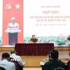Quang cảnh buổi họp báo. (Ảnh: TTXVN phát)