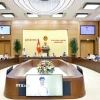 Ủy ban Thường vụ Quốc hội cho ý kiến về Luật Đầu tư (sửa đổi) và các Nghị quyết sáng 17/10/2025. (Ảnh: Doãn Tấn/TTXVN)