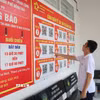 Sau gần 1 năm hoạt động, trung tâm phục vụ hành chính công xã Nha Bích đã tiếp nhận gần 6.000 hồ sơ, tỷ lệ giải quyết đúng hạn đạt 99,9%. (Ảnh: Đậu Tất Thành/ TTXVN)