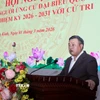 Chủ nhiệm Ủy ban Kiểm tra Trung ương Trần Sỹ Thanh. (Ảnh: Văn Đạt/TTXVN)