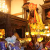 Pho tượng có niên đại thế kỷ 18, đến nay vẫn còn khá nguyên vẹn. (Ảnh: Thanh Thương/TTXVN)