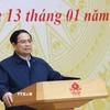 Thủ tướng Phạm Minh Chính chủ trì phiên họp thứ 5 của Ban Chỉ đạo Trung ương về chính sách nhà ở và thị trường bất động sản. (Ảnh: Dương Giang/TTXVN)