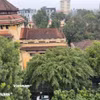 Không khí Hà Nội ở mức trung bình. (Nguồn: Vietnam+)