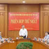 Tổng Bí thư Tô Lâm chủ trì phiên họp. (Ảnh: Thống Nhất/TTXVN)