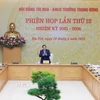 Thủ tướng Phạm Minh Chính chủ trì phiên họp lần thứ 12 của Hội đồng Thi đua-Khen thưởng Trung ương. (Ảnh: Dương Giang/TTXVN)