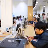 Ủy ban Nhân dân phường Buôn Ma Thuột (mới), tỉnh Đắk Lắk vận hành thử nghiệm Trung tâm phục vụ hành chính công. (Ảnh: Hoài Thu/TTXVN)