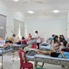 Các bệnh nhân nghi do ngộ độc thực phẩm đang được điều trị tại Trung tâm Y tế Ea H’Leo, tỉnh Đắk Lắk. (Ảnh: TTXVN phát)