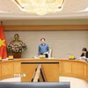Phó Thủ tướng Hồ Quốc Dũng chủ trì cuộc họp về cơ sở dữ liệu quốc gia về đất đai. (Ảnh: Xuân Tùng/TTXVN)