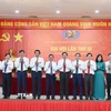 Thường trực Ban Bí thư Trần Cẩm Tú và các đồng chí lãnh đạo Ban Nội chính Trung ương. (Ảnh: Phương Hoa/TTXVN)