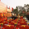 41 hài cốt liệt sỹ hy sinh trong chiến tranh trong tỉnh Đồng Nai và Vương quốc Campuchia an táng tại Nghĩa trang Liệt sỹ Bình Phước. (Ảnh: K GỬIH/TTXVN)