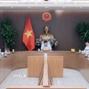 Phó Thủ tướng Nguyễn Chí Dũng chủ trì cuộc họp. (Ảnh: An Đăng/TTXVN)