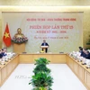 Thủ tướng Phạm Minh Chính chủ trì Phiên họp lần thứ 15 của Hội đồng Thi đua-Khen thưởng Trung ương. (Ảnh: Dương Giang/TTXVN)