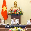 Chủ tịch Quốc hội Trần Thanh Mẫn phát biểu. (Ảnh: Doãn Tấn/TTXVN)