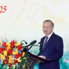 Tổng Bí thư Tô Lâm phát biểu chỉ đạo tại Hội nghị toàn quốc tổng kết công tác Tuyên giáo và Dân vận năm 2025, triển khai nhiệm vụ năm 2026. (Ảnh: Thống Nhất/ TTXVN)