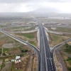 Nút giao cao tốc Khánh Hòa- Buôn Ma Thuột ở 20km đầu tuyến. (Ảnh: TTXVN phát)