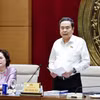 Chủ tịch Quốc hội Trần Thanh Mẫn phát biểu. (Ảnh: Doãn Tấn/TTXVN)
