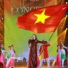 Tiết mục văn nghệ tại chương trình Concert “Việt Nam trong tôi.” (Ảnh: Khánh Hòa/TTXVN)