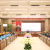 Tổng Bí thư Tô Lâm thăm, chúc Tết Đảng bộ, chính quyền và Nhân dân Thủ đô. (Ảnh: Thống Nhất/TTXVN)
