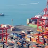Cảng hàng hóa Busan, Hàn Quốc. (Ảnh: AFP/TTXVN)
