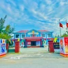 Toàn đặc khu Cồn Cỏ có 1 khu vực bỏ phiếu đặt tại Nhà Văn hóa Thanh niên. (Ảnh: TTXVN phát)