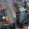 Hiện trường vụ cháy. (Ảnh: Phan Phương/TTXVN)