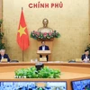 Thủ tướng Phạm Minh Chính chủ trì phiên họp Chính phủ thường kỳ tháng 2. (Ảnh: Dương Giang/TTXVN)