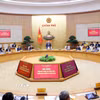 Ban Chỉ đạo về bảo vệ nền tảng tư tưởng của Đảng, đấu tranh phản bác các quan điểm sai trái, thù địch của Đảng ủy Chính phủ (Ban Chỉ đạo 35 Đảng ủy Chính phủ) tổ chức Hội nghị tổng kết công tác năm 2025, triển khai nhiệm vụ năm 2026. (Ảnh: Phạm Kiên/TTXVN)