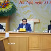 Thủ tướng Phạm Minh Chính chủ trì Phiên họp lần thứ tư của Ban Chỉ đạo phát triển kinh tế tư nhân. (Ảnh: Dương Giang/TTXVN)