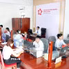 Trung tâm phục vụ hành chính công của phường Lê Đại Hành, thành phố Hải Dương. (Ảnh: Mạnh Tú/TTXVN)