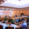 Hội nghị chuyển giao các Hội do Đảng, Nhà nước giao nhiệm vụ phạm vi Thành phố về trực thuộc Ủy ban Mặt trận Tổ quốc Việt Nam thành phố Hà Nội. (Ảnh: Văn Điệp/TTXVN)