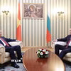 Tổng Bí thư Tô Lâm và Tổng thống Cộng hòa Bulgaria Rumen Radev hội đàm hẹp. (Ảnh: Thống Nhất/TTXVN)