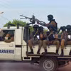 Binh sỹ Burkina Faso tuần tra tại thành phố Ouhigouya. (Ảnh: AFP/TTXVN)