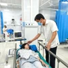 Các nạn nhân đang được điều trị tại Bệnh viện Hùng Vương Gia Lai. (Ảnh: Quang Thái/TTXVN)