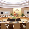 Phiên họp Chính phủ chuyên đề về xây dựng pháp luật tháng 7 năm 2025. (Ảnh: Dương Giang/TTXVN)