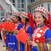 Nhân dân các dân tộc Trung Quốc tại chương trình Giao lưu Hữu nghị quốc phòng biên giới Việt Nam-Trung Quốc lần thứ 8. (Ảnh: Trọng Đức/TTXVN)