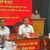Quang cảnh họp báo. (Ảnh: Hoàng Hải/TTXVN)