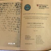 Bản sao cuốn nhật ký của cựu phóng viên chiến trường Nghiêm Sĩ Thái được phía Hoa Kỳ trao lại. (Ảnh Chu Quốc Hùng/TTXVN)