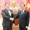 Phó Chủ tịch Quốc hội Trần Quang Phương tiếp Đại sứ Hoa Kỳ Marc E. Knapper. (Nguồn: Bộ Ngoại giao)