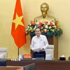 Chủ tịch Quốc hội Trần Thanh Mẫn phát biểu. (Ảnh: Doãn Tấn/TTXVN)