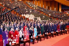 Các đại biểu dự phiên khai mạc. (Ảnh: TTXVN)