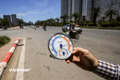 Từ tháng Năm, nắng nóng có khả năng gia tăng. (Ảnh: Minh Sơn/Vietnam+)