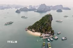 Kỳ quan thiên nhiên thế giới Vịnh Hạ Long. (Nguồn: TTXVN)