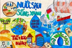 Tiết kiệm nước. (Nguồn: Cục Quản lý tài nguyên nước)