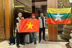 Cán bộ của Cục Quản lý đê điều và Phòng, chống thiên tai - Bộ Nông nghiệp và Môi trường. (Ảnh: VDDMA)