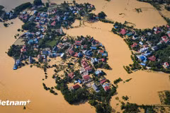 Thiên tai trong năm 2025 gây thiệt hại nặng nề. (Ảnh: Hoài Nam/Vietnam+)
